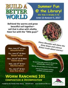 Worm Ranching 101 (K-5th Grade) @ Henderson County Libraries