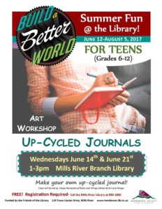 Upcycled Journals (6th-12th Graders) @ Mills River Public Library | Mills River | North Carolina | United States