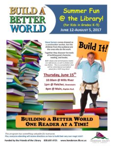 Build It! – Building a Better World One Reader at a Time @ Henderson County Libraries