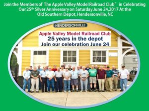 Apple Valley Model Railroad Club celebrates 25 years @ Historic Hendersonville Railroad Depot | Hendersonville | North Carolina | United States