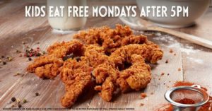 Kids Eat Free Monday @ all area Fatz Cafe Restaurants