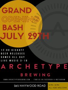 Grand Opening Bash! @ Archetype Brewing  | Asheville | North Carolina | United States