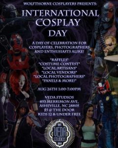 International Cosplay Day @ Veda Studios | Asheville | North Carolina | United States