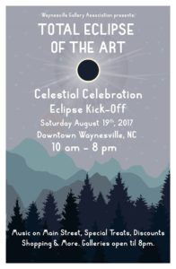 Total Eclipse of the Art Celestial Celebration Eclipse Kick-Off @ Waynesville, NC