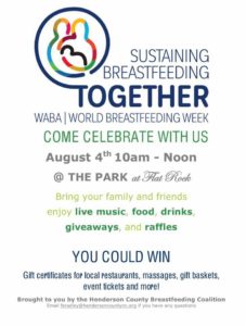 World Breastfeeding Week Festival @ The Park at Flat Rock | Flat Rock | North Carolina | United States