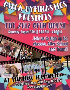 2017 OSEGA Open House @ OSEGA Gymnastics | Mills River | North Carolina | United States