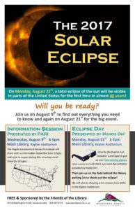 Eclipse Day presented by Hands On @ Main Hendersonville Public Library | Hendersonville | North Carolina | United States