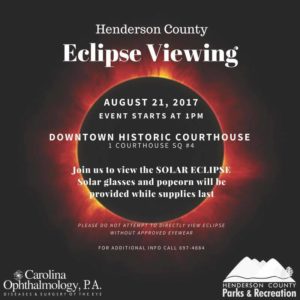 Henderson County Eclipse Viewing @ Downtown Historic Hendersonville Courthouse | Hendersonville | North Carolina | United States