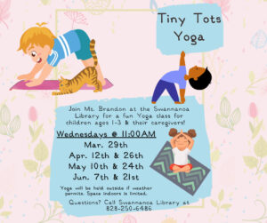 Tiny Tots Yoga (1-3yrs) @ Swannanoa Public Library | Swannanoa | North Carolina | United States