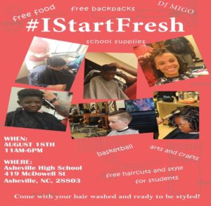 Annual #IStartFresh Back to School Bash @ Asheville High School's Cosmetology Department | Asheville | North Carolina | United States