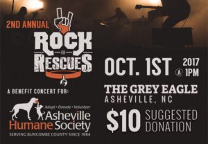 Rock For Rescues: A Benefit Concert for Asheville Humane Society @ The Grey Eagle  | Asheville | North Carolina | United States