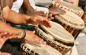 Sunday Drum Circle in the Garden @ Burton Street Community Peace Gardens  | Asheville | North Carolina | United States