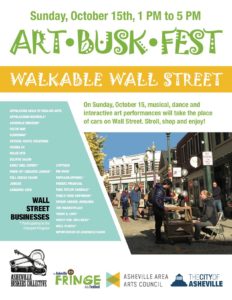 Art Busk Fest - a Walkable Wall Street event @ Wall Street in Downtown Asheville | Asheville | North Carolina | United States