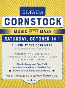 Cornstock: Music at the Maze @ Eliada | Asheville | North Carolina | United States