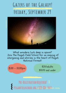 Gazers of the Galaxy @ The Pisgah Field School | Pisgah Forest | North Carolina | United States