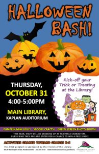 Halloween Bash! (K-5th Grade) @ Main Hendersonville Public Library | Hendersonville | North Carolina | United States