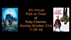 4th Annual Flick or Treat @ Ruby Cinemas | Franklin | North Carolina | United States