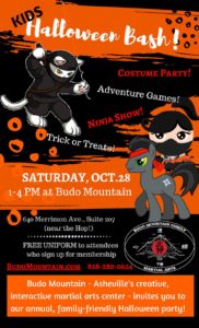 Budo Mountain's Halloween Party! @ Budo Mountain Family Martial Arts  | Asheville | North Carolina | United States