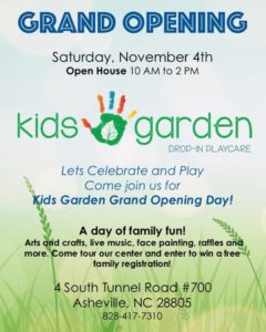 Grand Opening @ Kids Garden AVL | Asheville | North Carolina | United States