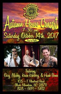 Autumn House Concert @ Acoustic Corner | Black Mountain | North Carolina | United States