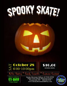 Spooky Skate @ Smoky Mountain Sk8way & FUN ZONE | Waynesville | North Carolina | United States