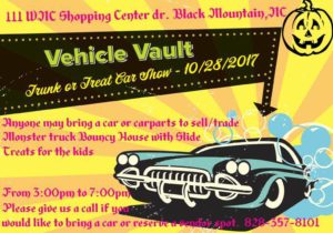 Vehicle Vault Trunk or Treat Car Show @ WNC Shopping Center | Black Mountain | North Carolina | United States