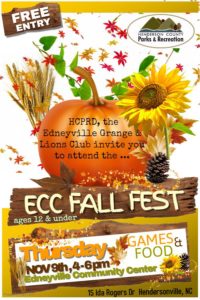 ECC Fall Fest (12yrs & Under) @ Edneyville Community Center | Hendersonville | North Carolina | United States