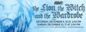 Stage Production: "The Lion, the Witch and the Wardrobe" @ HART Theatre | Waynesville | North Carolina | United States