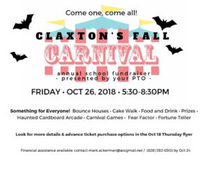 Claxton Fall Carnival @ Claxton Elementary School  | Asheville | North Carolina | United States