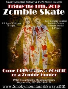 Zombie Skate (all ages) @ Smoky Mountain Sk8way & FUN ZONE | Waynesville | North Carolina | United States