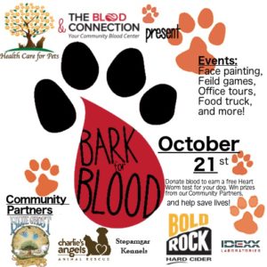 Bark for Blood @ Health Care for Pets Hospital  | Mills River | North Carolina | United States