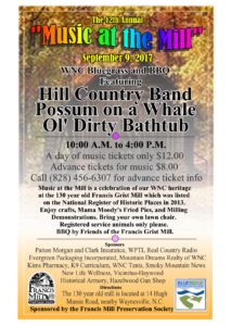 12th Annual "Music at the Mill"