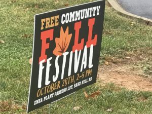 FREE Community Fall Festival @ Enka Plant Parking Lot, Sand Hill Rd