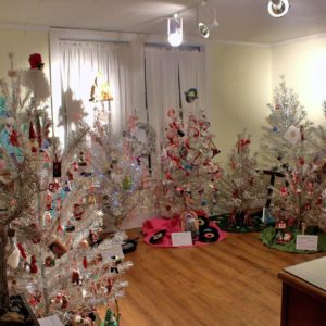 Aluminum Tree & Aesthetically Challenged Seasonal Ornament Display @ Transylvania Heritage Museum | Brevard | North Carolina | United States