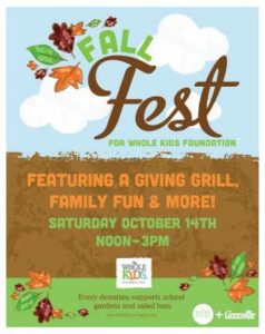 Fall Fest for Whole Kids Foundation @ Greenlife | Asheville | North Carolina | United States