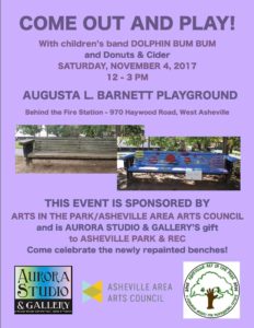 Party in the Park! Come out and play! @ AUGUSTA L. BARNETT PLAYGROUND (Behind the Fire Station) | Asheville | North Carolina | United States