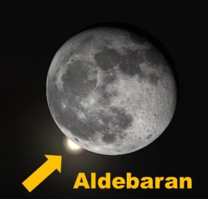 Aldebaran Lunar Occultation at Tanbark Ridge @ Tanbark Ridge Overlook  | Asheville | North Carolina | United States