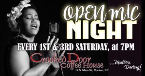 Open Mic Night @ Crooked Door Coffee House | Marion | North Carolina | United States