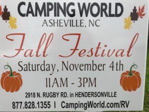 Fall Festival @ Camping World Hendersonville | Hendersonville | North Carolina | United States