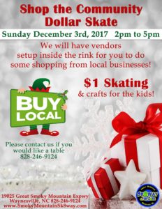 Shop the Community Dollar Skate @ Smoky Mountain Sk8way & FUN ZONE | Waynesville | North Carolina | United States