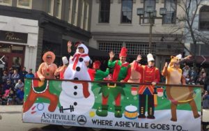 Asheville Holiday Parade, televised @ WLOS/ABC