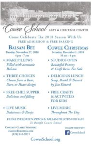 Cowee Christmas (Arts & Crafts, Music, & MORE!) @ Cowee School | Franklin | North Carolina | United States