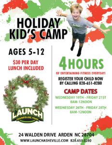 Half Day Holiday Camp (5-12yrs) @ Launch Trampoline Park Asheville | Arden | North Carolina | United States