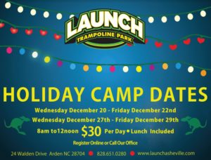 Half Day Holiday Camp (K-8th Grade) @ Launch Trampoline Park | Arden | North Carolina | United States