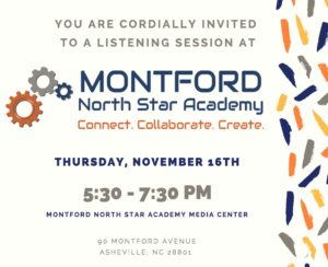 Listening Session @ Montford North Star Academy Media Center | Asheville | North Carolina | United States