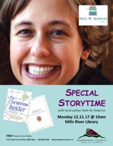 Special Storytime with Beth Roberts @ Mills River Public Library | Mills River | North Carolina | United States