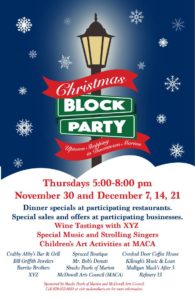 Downtown Marion Christmas Block Parties! @ Downtown Marion