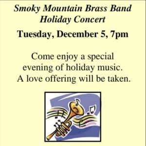 Smoky Mountain Brass Band Holiday Concert @ Groce United Methodist Church, Asheville, NC | Asheville | North Carolina | United States