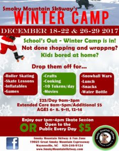 Winter Holiday Camp! (Ages 6-14yrs)