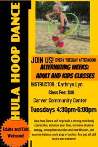 Hula Hoop Dance Kids Class @ Carver Community Center | Black Mountain | North Carolina | United States